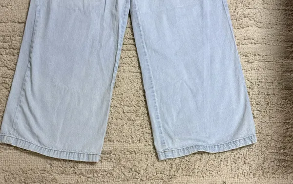Women’s American Eagle high-rise Strigid wide leg trouser jeans size 12 regular - Image 2