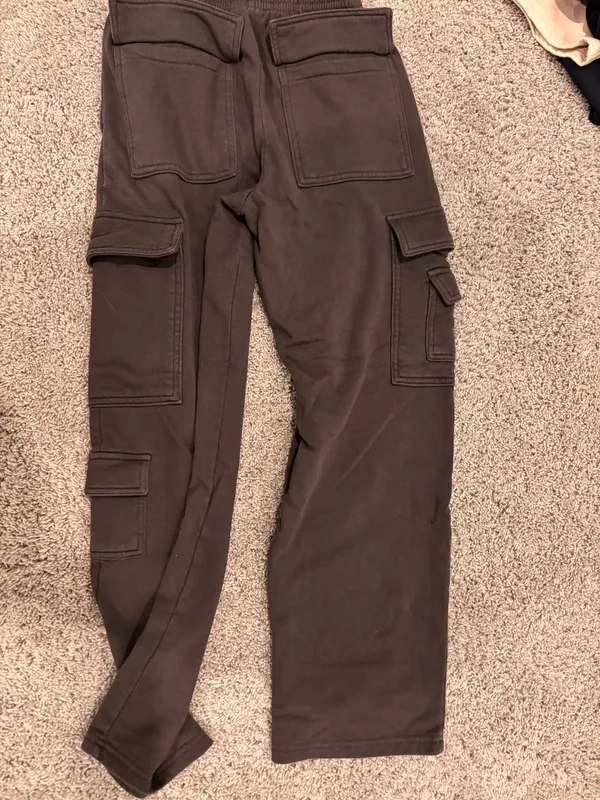 Grey Garage Cargo Sweatpants - Image 3