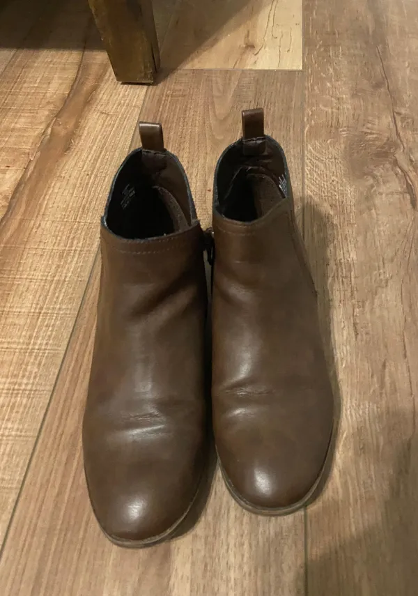 Brown Booties Size 8.5 - Image 2