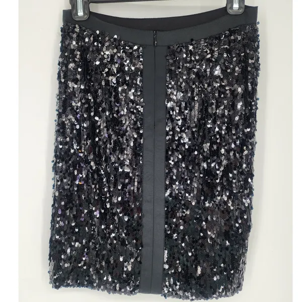 Vintage Teenflo Sequin Mini Skirt Black– Women’s 2 - Image 7