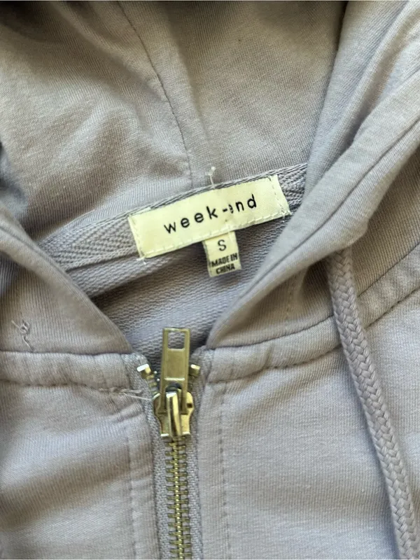 Cropped Lavender Zip - Image 4