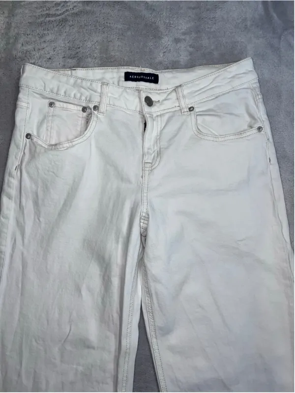 Aeropostale Wide Leg Jeans Size 8 - Image 3