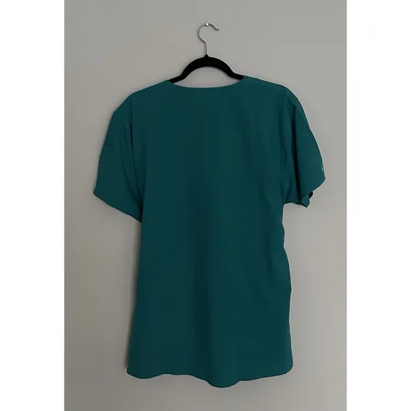 Carhartt Force Cross-Flex Women’s Scrub Top XL Green Medical Dentist Tech NWT - Image 4