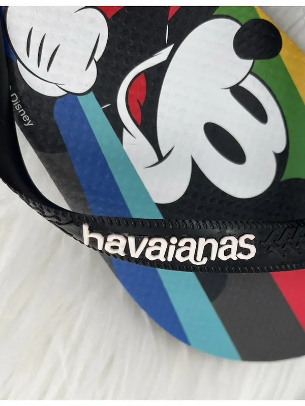 Havaianas Disney Mickey Mouse Flip Flops Unisex Women's 11/12 Men's 9/10 - Image 5