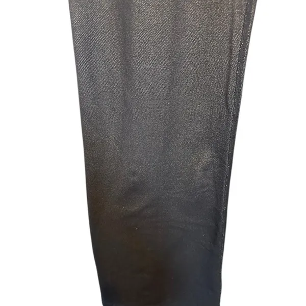 Lululemon Gray Black Wide Leg Flared Athletic Running Lounge Pants Women Sz 6 - Image 5