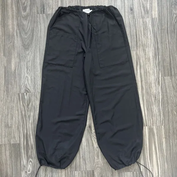 SNDYS. Paloma Pant Black Size US 6 AU / UK 10 Cargo Parachute Drawstring - Image 2
