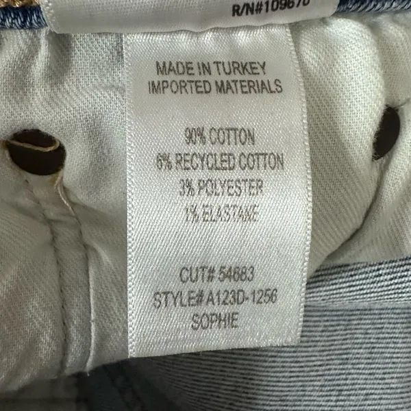 Agolde Sophie Jeans Distressed Size 28 - Image 6