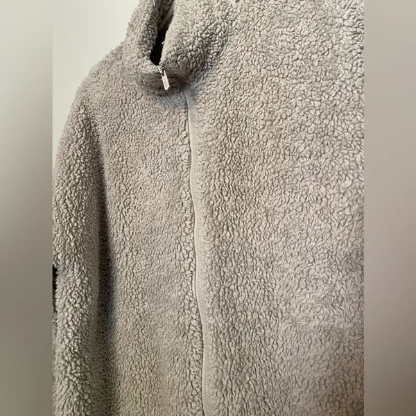 Victoria’s Secret Jacket Pink Gorpcore Cozycore‎ Sherpa Zip-Up Deep Pile Teddy M - Image 5