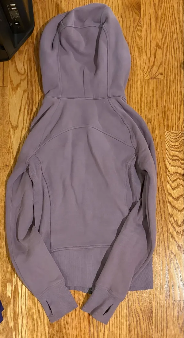 Purple Lululemon Full-Length Scuba Sweatshirt  - Image 2