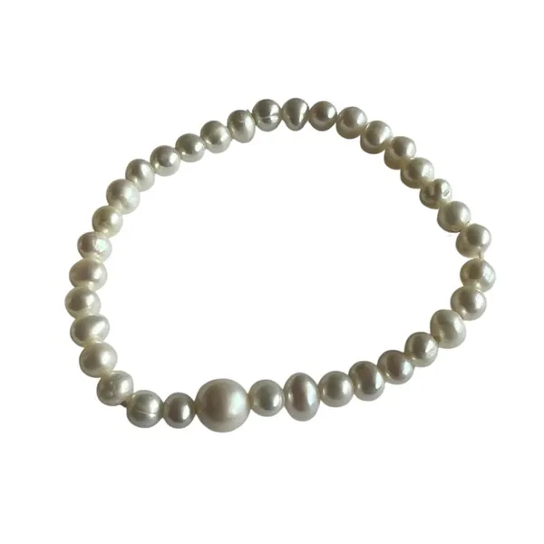 Silver Pearl Bracelet - Image 2