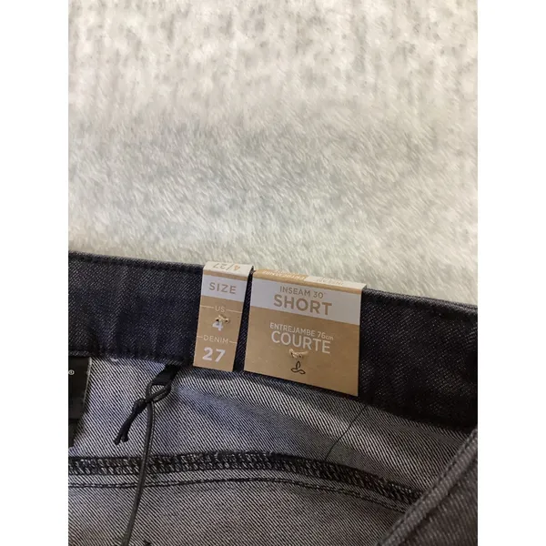 Prana Kayla High Rise Jeans Womens 4 Short Charcoal Grey Organic Denim 1968371. - Image 4