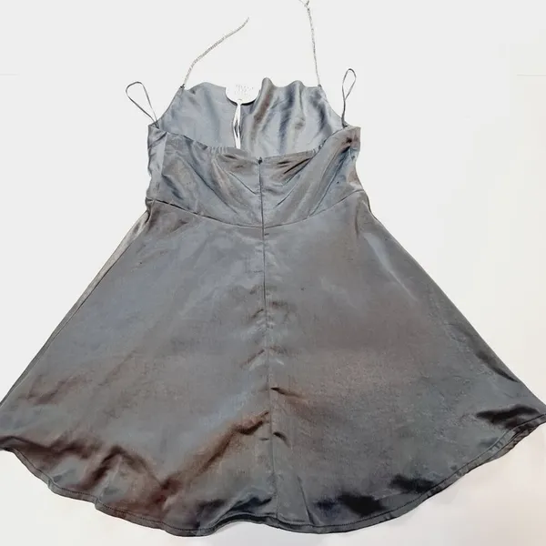 MORE TO COME Talia Diamond Dress in Grey Medium - Image 10