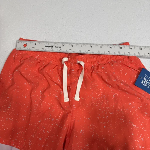 Brooks Women's Moment 5" Running Shorts 2 in 1 Athletic Orange Speckled Size XS - Image 9