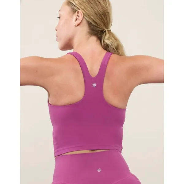 Athleta XS Purpose Crop Bra Small D-DD Berry - Image 3
