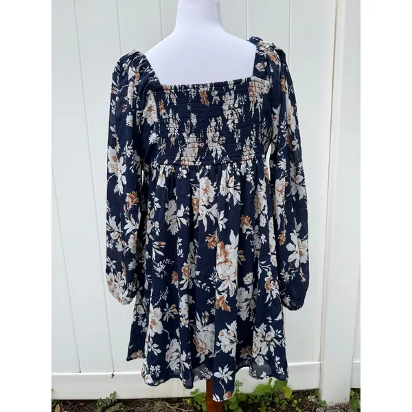 Abercrombie & Fitch Emerson Balloon Sleeve Mini Dress Size XL - Image 6
