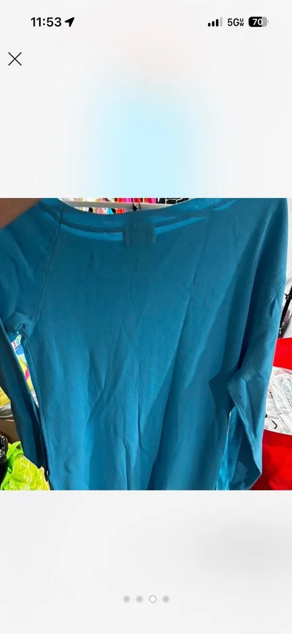 Long sleeve dress Blue Size XXL - Image 3