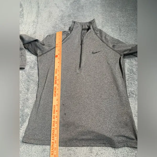 Nike dri-fit Quarter-Zip Pullover medium gray - Image 8