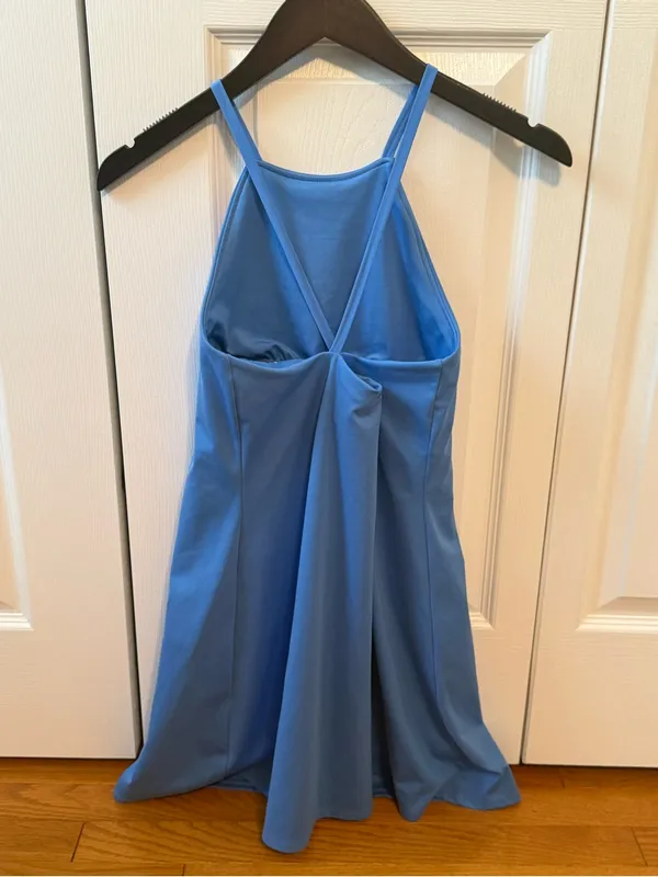 Madewell MWL Flex 2.0 Fitness Dress in Oasis Blue - Image 3