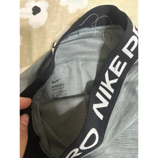 Nike pro grey biker shorts - Image 4