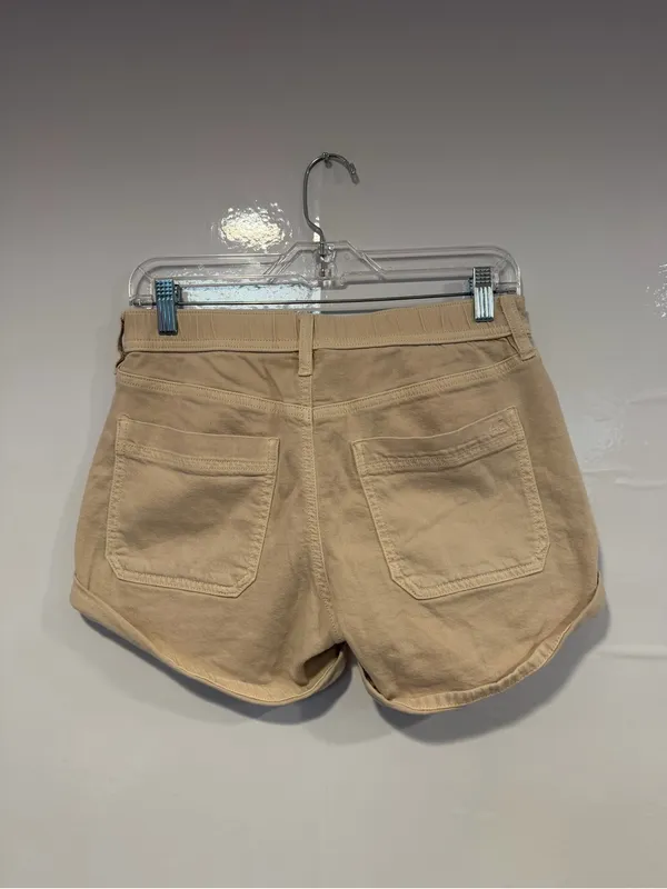 American Eagle Easie Shortie Casual Cotton Blend Shorts in Beige‎ - Image 5