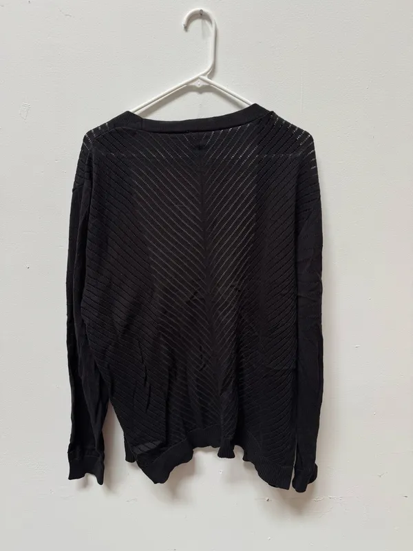 SERRA Open Knit Black Cardigan  - Image 2