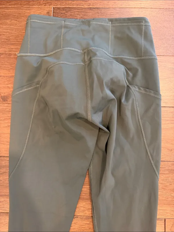 lululemon athletica Fast and Free High-Rise Green Leggings Size 6 - C53-020 - Image 8