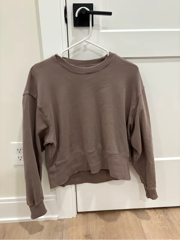 JoyLab Brown Crewneck Size XS - Image 2