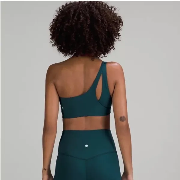 Lululemon Ribbed Nulu Asymmetrical Yoga Bra Light Support - Image 2