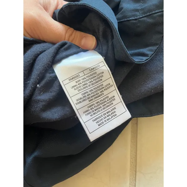 Women's Nike zip up navy jacket‎ size 10/12 - Image 4