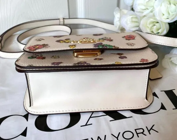 coach Mini Brynn Crossbody With Spaced Floral Field Print c9958 - Image 5