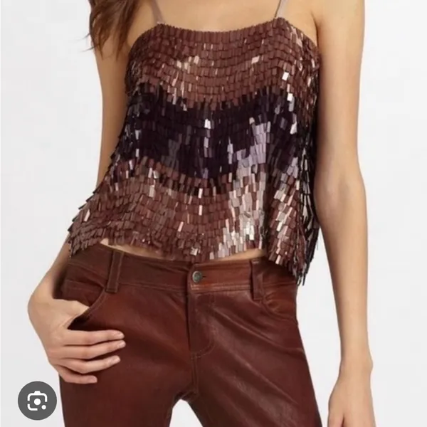 Alice + Olivia Audra rectangle top - Image 6