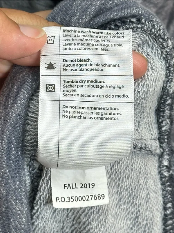 Carhartt Women’s Relaxed Fit Gray Heather Pullover Hoodie Size M 8/10 - Image 13
