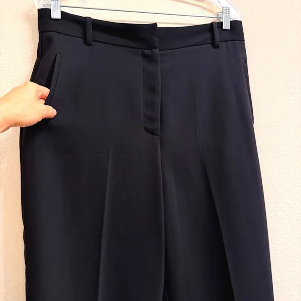 Day Birger Et Mikkelsen Black Trouser Pants Cropped Straight-leg Womens 40 US8 M - Image 4