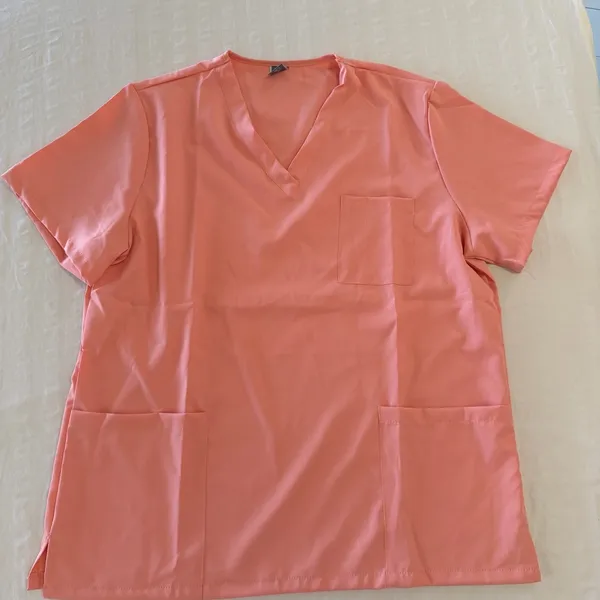 Women's Lightweight Silky Two Piece Scrub Jogger Style Outfit Size XL #260528 - Image 2