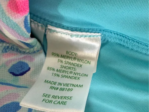 Lilly Pulitzer Luxletic Skort XS Blue Pink Floral Activewear Tennis Golf - Image 5