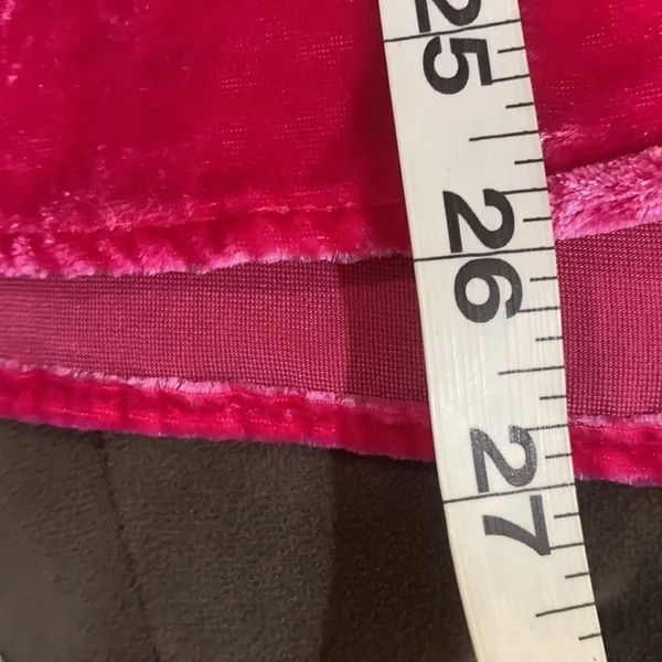 Pilcro Mara‎ Pink Velvet Button Front Pants Petite 2 Boho Wide Leg Anthropologie - Image 11