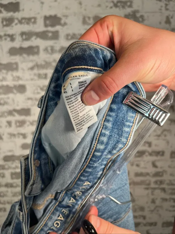 American Eagle | women denim distressed mom jean - Image 3
