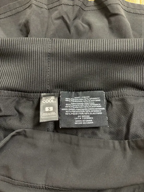 32° Heat 32° Cool Black Athletic Skirt - Image 3