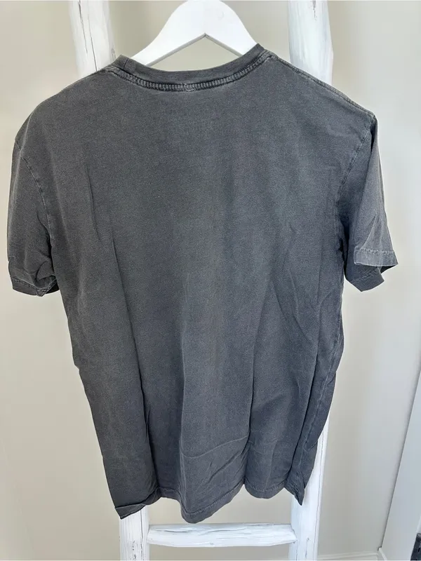 Freedom Highway Rolling Thunder Motorcycles Faded Graphic Tee - Dark Grey Size M - Image 2
