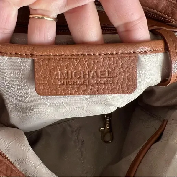 Michael Kors Pebbled Leather Tote Bag - Image 4