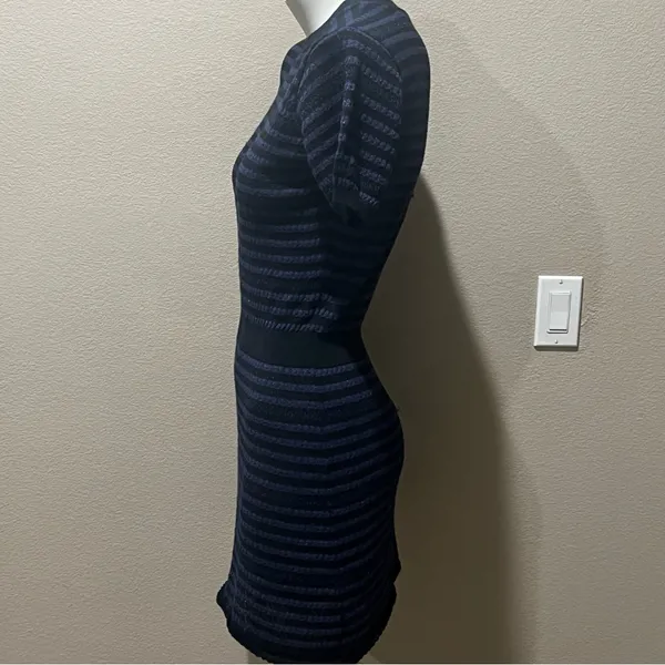 Zara knit striped jersey dress - Image 4