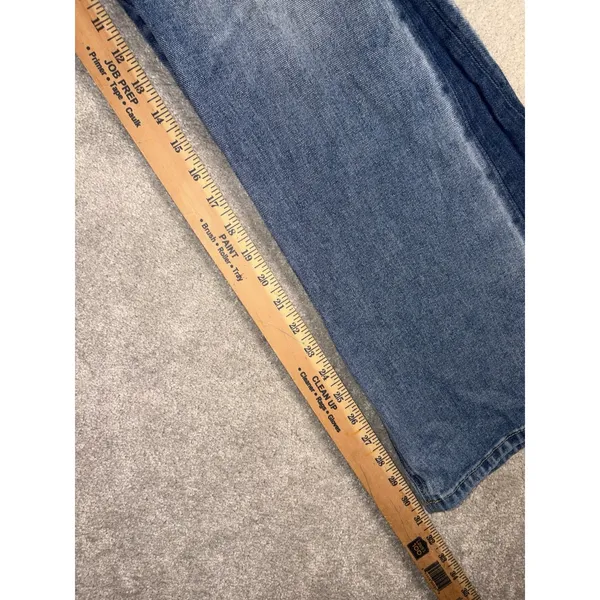 shyanne jeans super flare raw hem color block 32 - Image 9