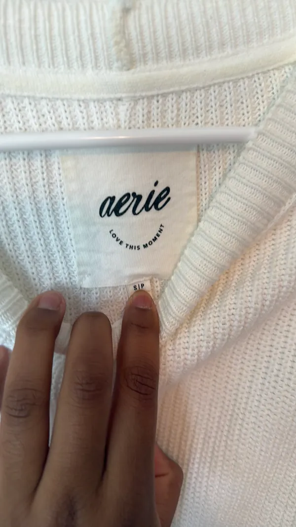 White aerie sweater - Image 5