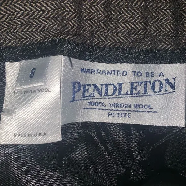 Pendleton gray 100% wool high waist 8 business casual slacks - Image 2