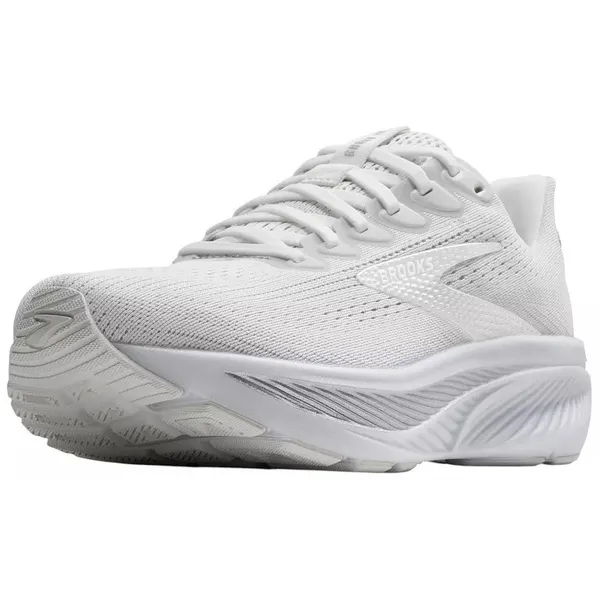 Brooks Women's Ghost 17 Running Shoes White White Grey Size 6.5 NWB No Lid - Image 8