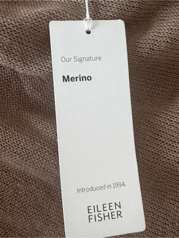 Eileen Fisher Signature Merino Asymmetrical Poncho - Image 3