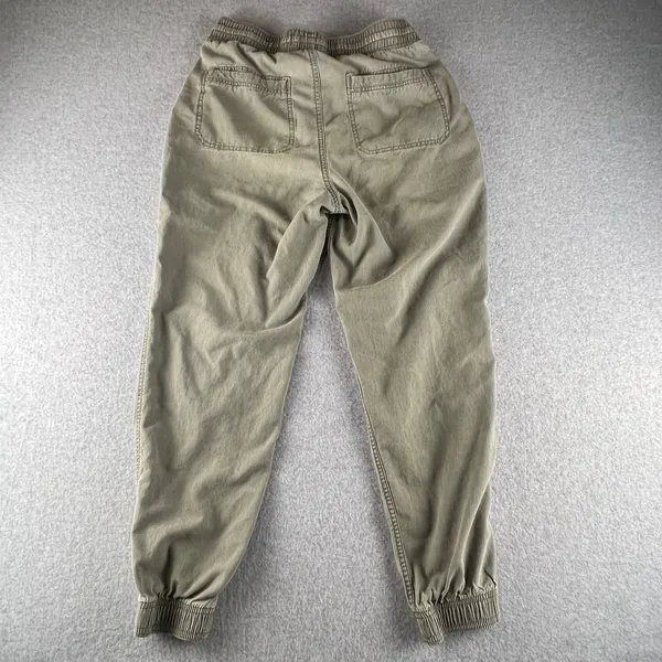Hollister Pants Women's small Olive green Ultra high rise jogger elastic waist. - Image 4
