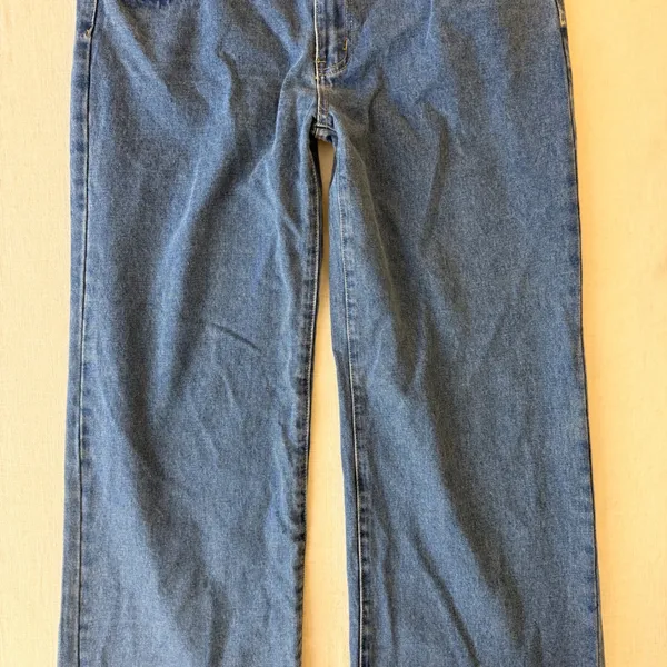 Edikted Jeans XL Low Rise Baggy Wide Leg Y2K Skater Denim 100% Cotton - Image 4