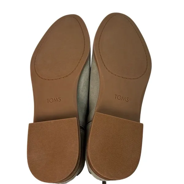 TOMS Women's Rylie Ankle Bootie Taupe Gray Natural Suede Size 8‎ Round Toe Zip - Image 9