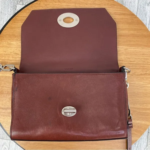 Coach Python‎ Embossed Crosstown Crossbody Bag Brown - Image 7